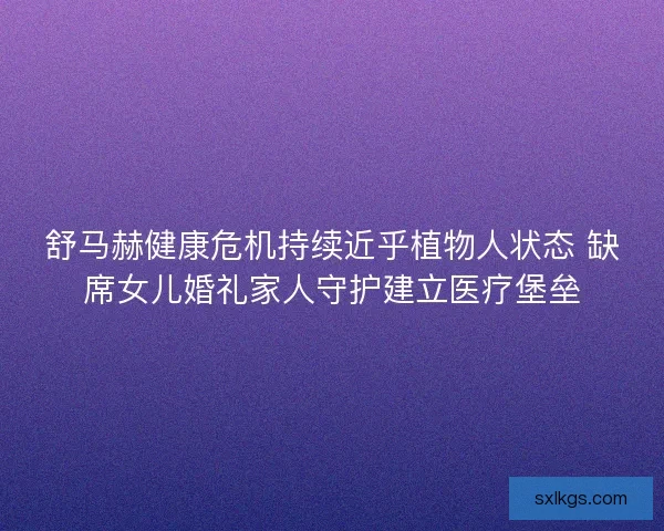 舒马赫健康危机持续近乎植物人状态 缺席女儿婚礼家人守护建立医疗堡垒